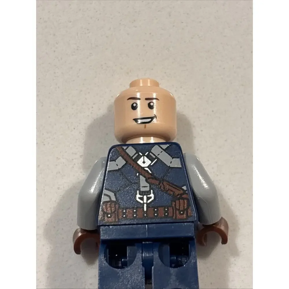 Lego Captain America Minifigure #sh1011 Dark Blue Suit Set #76313 Brand New